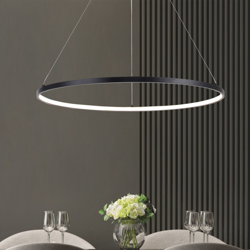 Zuma Line - LED-kroonluchter aan kabel LED/40W/230V 3000/4000/6000K Ø 90 cm zwart