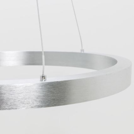 Zuma Line - LED Hanglamp aan een koord LED/30W/230V 40 cm zilver