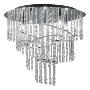 Zuma Line - Plafondlamp 6xG9/25W/230V pr. 45 cm glanzend chroom/helder