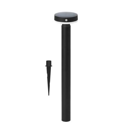 Zuma Line - LED Solar lamp met bewegings- en schemersensor LED/4,5W/2000 mAh IP44 zwart