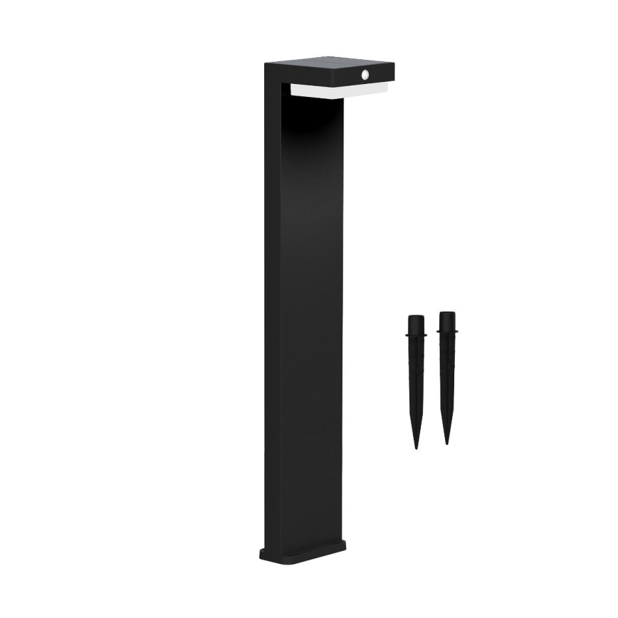 Zuma Line - LED Solar lamp met bewegings- en schemersensor LED/4,5W/2000 mAh IP44 zwart