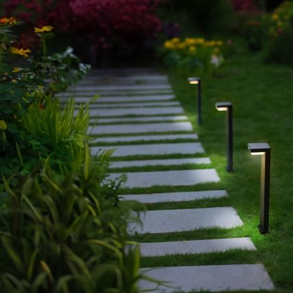Zuma Line - LED Solar lamp met bewegings- en schemersensor LED/4,5W/2000 mAh IP44 zwart