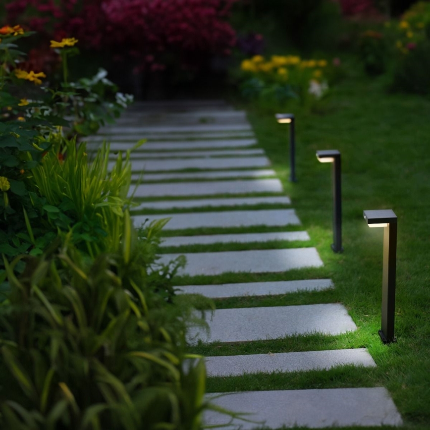 Zuma Line - LED Solar lamp met bewegings- en schemersensor LED/4,5W/2000 mAh IP44 zwart