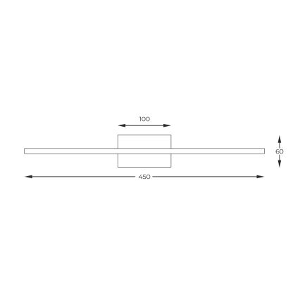 Zuma Line - LED Schilderijverlichting LED/10W/230V 45 cm goud