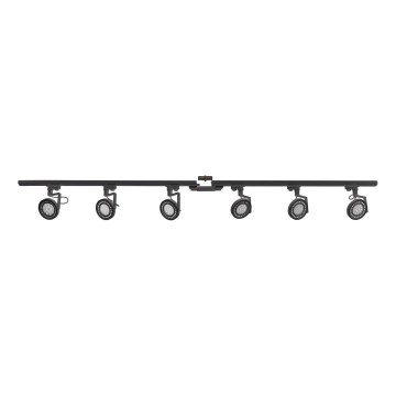 Zuma Line - Spot in een rail systeem 6xGU10/10W/230V zwart