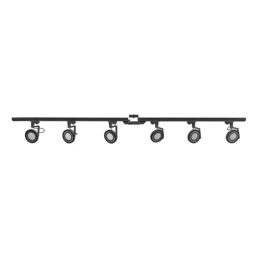 Zuma Line - Spot in een rail systeem 6xGU10/10W/230V zwart