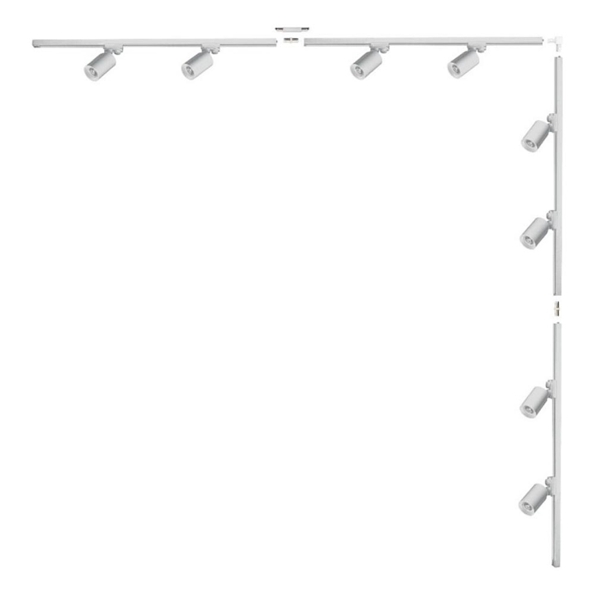 Zuma Line - Spotarmatuur voor railsysteem 8xGU10/35W/230V wit