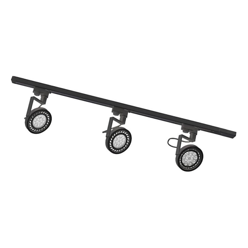 Zuma Line - Spotlight in het 3xGU10/15W/230V rail systeem zwart