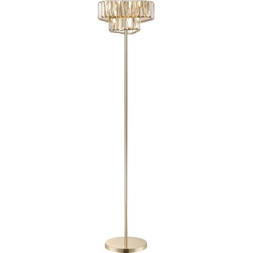 Zuma Line - Vloerlamp 3xG9/33W/230V goudkleurig