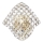 Zuma Line - Wandlamp 1xG9/42W/230V goudkleurig