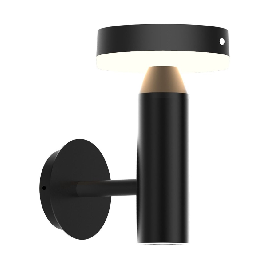 Zuma Line - LED Solar wand lamp met bewegings- en schemersensor LED/4,5W/2000 mAh IP44 zwart