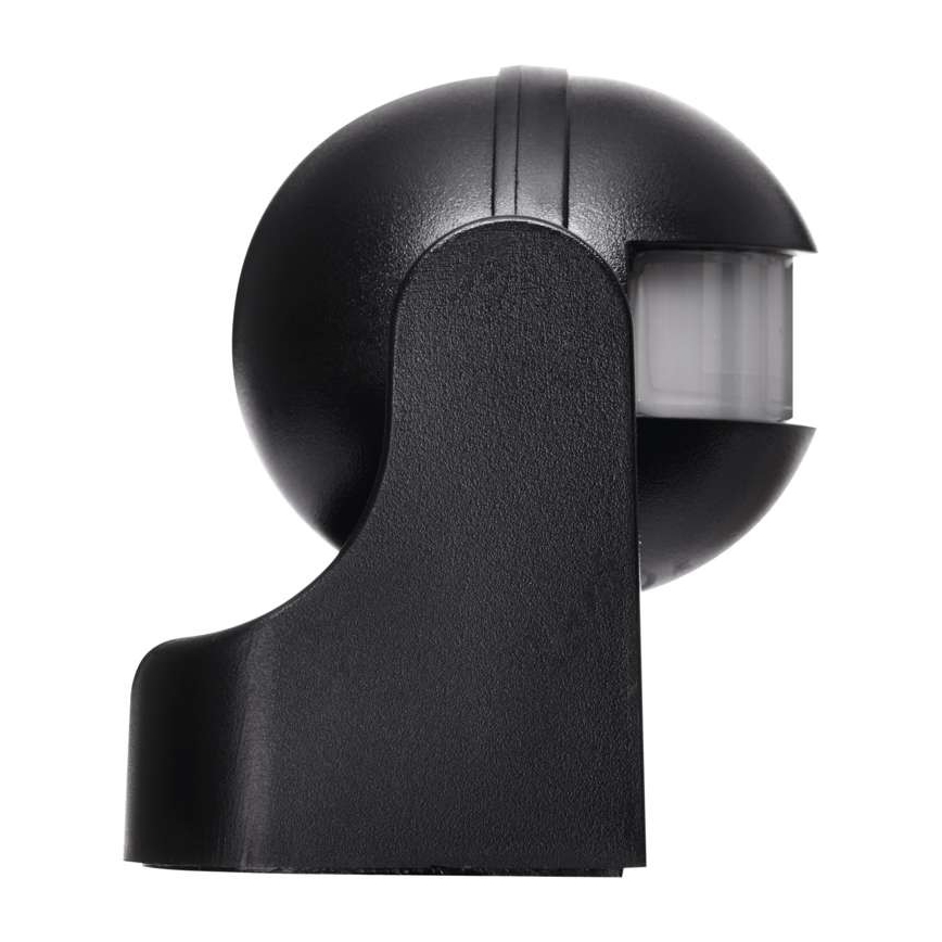 Zwarte bewegingssensor voor buiten PIR B 180 ° 1200W / 230V IP44