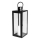 Zwarte decoratieve lantaarn 38 cm