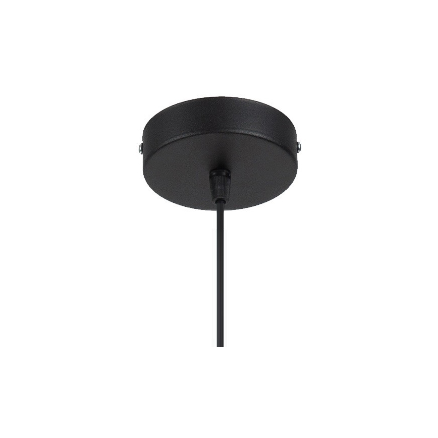 Zwarte Hanglamp aan een koord WILL 1x E27 / 60W / 230V