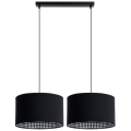 Zwarte hanglamp LORI 2 × E27 / 60W / 230V
