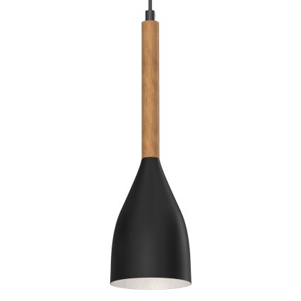 Zwarte Hanglamp MUZA NIEUW 3x E27 / 60W / 230V