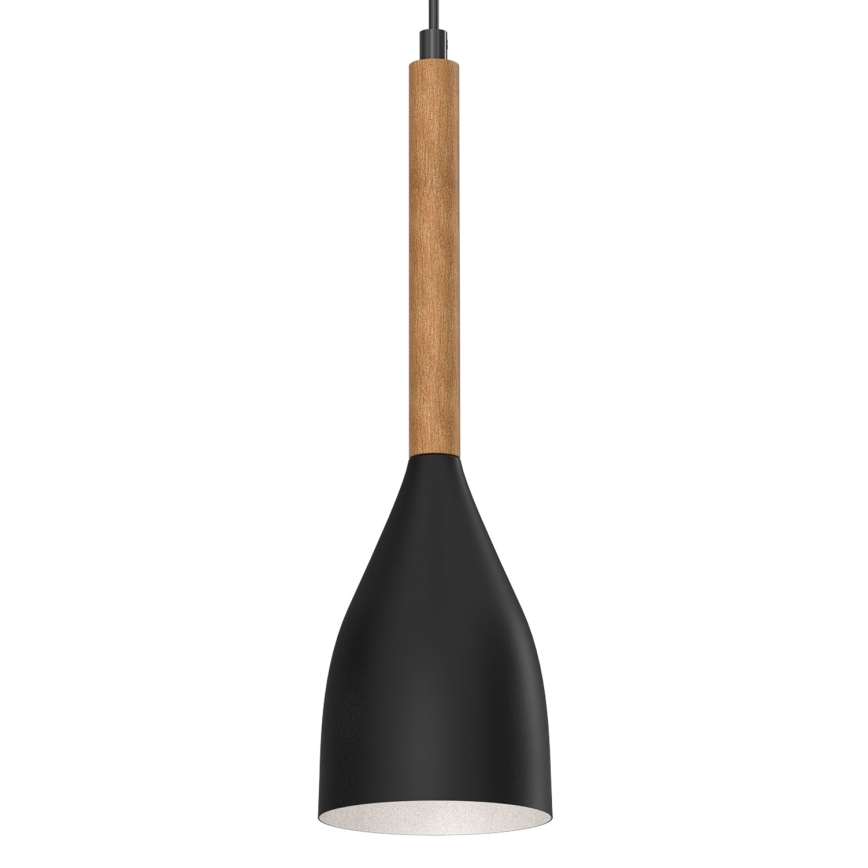 Zwarte Hanglamp MUZA NIEUW 3x E27 / 60W / 230V