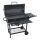 Zwarte houtskoolbarbecue