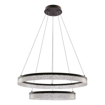 Zwarte LED hanglamp FROZI LED/38W/230V 60 cm