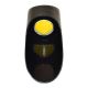 Zwarte LED Solar wandlamp PALESA LED/1W IP65