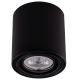 Zwarte LED Spotlamp TUBA 1x GU10 / 5W / 230V 2700