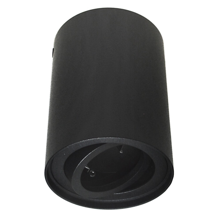 Zwarte Plafondlamp CORONA 1xGU10/30W/230V