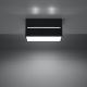 Zwarte plafondlamp LOBO 2x G9 / 40W / 230V