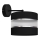 Zwarte Wandlamp HELEN 1x E27 / 15W / 230V